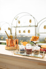 Elegant Outdoor Brunch with Copper Utensils