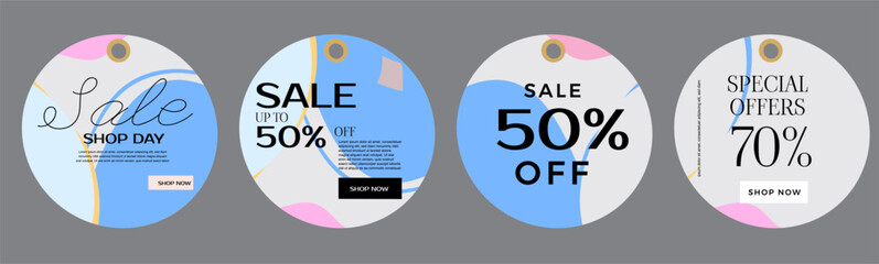 price tag sale labels vector illustration