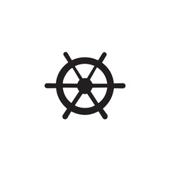 Boat Icon Symbol Black and White Illustration Nautical Ship Sail Marine Ocean Travel Vector