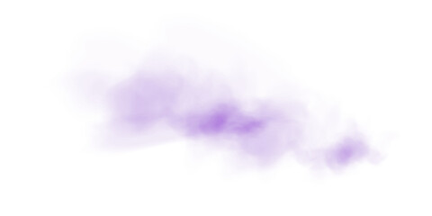 Soft Purple Smoke Trail. Realistic Misty Effect for Atmospheric Design, Visual Overlays, or Abstract Digital Art Projects