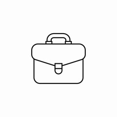 office briefcase bag icon sign vector