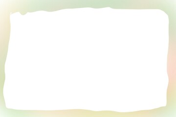 Soft pastel border in green, peach, and pink tones framing a white center, perfect for International Day of Friendship or Earth Day. For presentations, websites, or as a minimalistic design backdrop.