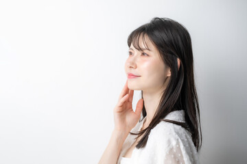 Fototapeta premium 女性 ビューティー スキンケア