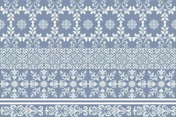 pattern batik flower damask ethnic boho ikat texture tribal geometric background