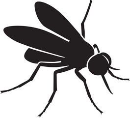 fly silhouette vector