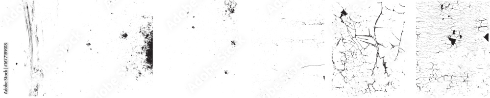 Poster grunge textures set. collection of vector overlay, distress, textures .simply place texture over any