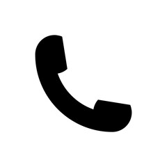 Minimalist telephone icon illustration design