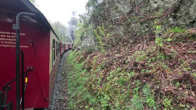 &ldquo;Brocken Railway at departure &ndash; the fascination of steam locomotives in the Harz Mountains&rdquo; The legendary Brocken Railway in the Harz Mountains sets off with a puff of steam. Authentic film footage 