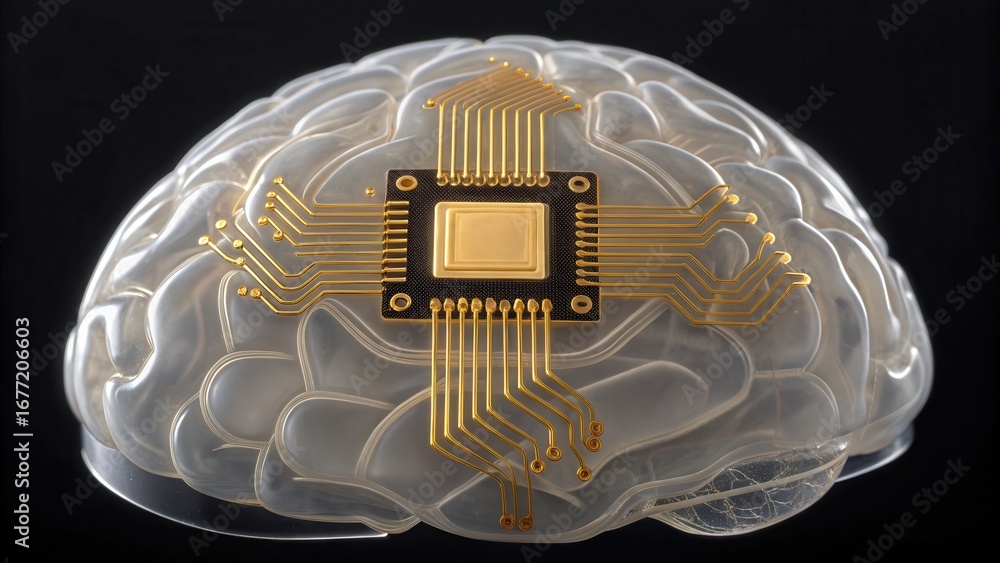 Poster flexible gold interface array in low resolution brain model v2