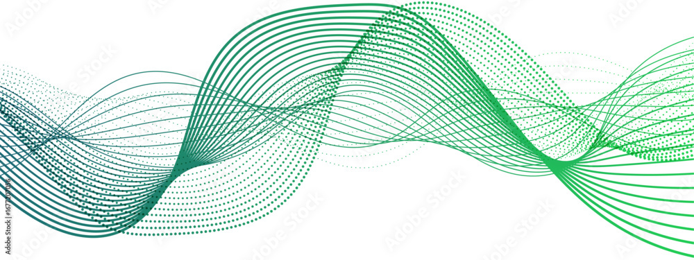 Poster abstract wave design with dynamic flowing blue lines on a white background. smooth curves and gradie