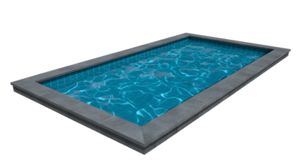 Pool swimming water summer blue relaxation vacation leisure lifestyle poolside recreation fun aqua surface on transparent background