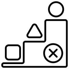 Inequality Outline Icon