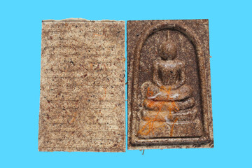 amulets of famous monks are believed in by many people in thailand.