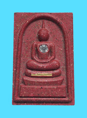 amulets of famous monks are believed in by many people in thailand.