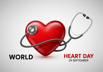 World Heart Day Celebrating Cardiovascular Health and Wellness on September 29th - A Symbolic Tribute