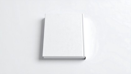Blank white book cover mockup (2)