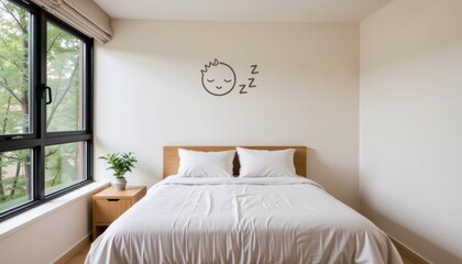 Achieve Health and Sleep Balance in a Minimalist Bedroom Relaxing Environment Comfort and Restful Viewpoint