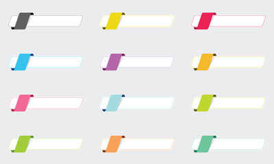 Obraz premium Set of Modern Infographics Banners