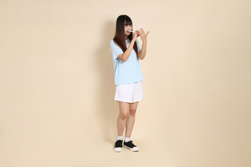 20s Asian Woman in casual clothes