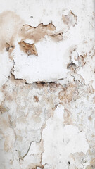 The wall's discoloration is due to water damage issues.
