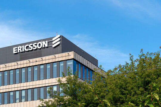 Warsaw, Poland - August 11, 2025: Ericsson