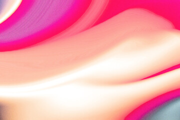 Neon glowing light leak overlay design element, noise film grain texture, grunge rough color gradient background, cut out photo video effect