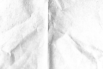 Creased crumpled paper texture overlay effect, png wrinkled paper surface