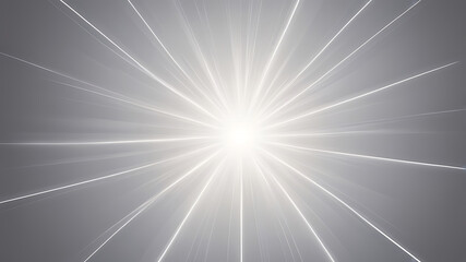 Obraz premium Bright white starburst with radiating light beams against a dark background