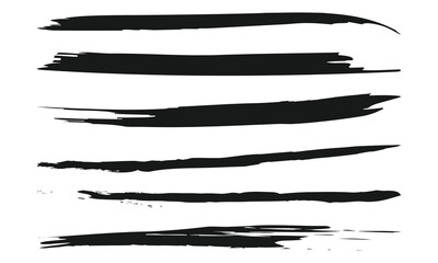 Grunge brush strokes, lines, ink smudges, hand-drawn scribble shapes.