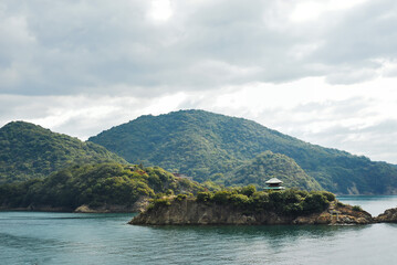 Obraz premium 鞆の浦の弁天島と仙酔島 / Bentenjima and Sensuijima Islands in Tomonoura（広島/Hiroshima）
