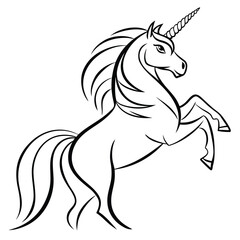 vector illustration of a horse