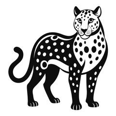 leopard vector illustration