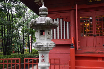 Lámpara del templo Sensoji. Tokio. Japón