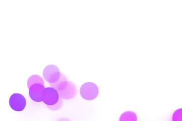 Pink shiny glowing bokeh light overlay effect on transparent background design element