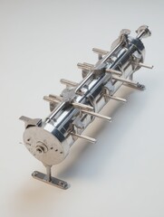 paddle mixer with a long horizontal shaft and adjustable paddles for blending wet and dry materials in an animal feed factory