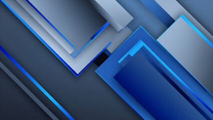 A modern and professional geometric background with a cool color palette. 