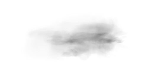 Light Black Smoke Transparent Cloud Effect with Soft Mist and Vapor Texture