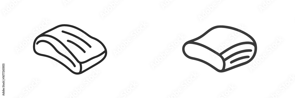 Poster two abstract shapes with curved lines