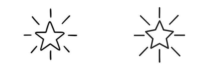 Obraz premium Starburst Icon