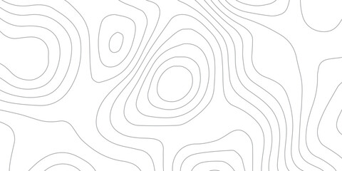 Fototapeta premium Abstract geography topographic line map with elevation contours modern white textured background and wavy paper design illustration 