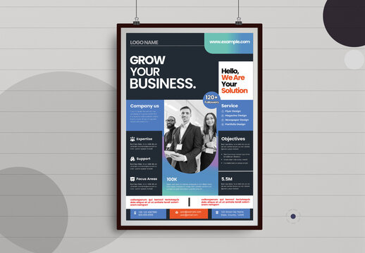 Business Flyer Template Layout