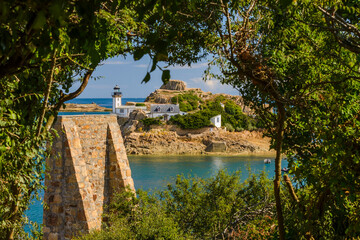 Le phare de Carantec, finist&egrave;re nord, Bretagne, France