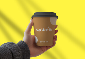 Simple Eco Coffee Cup Mockup