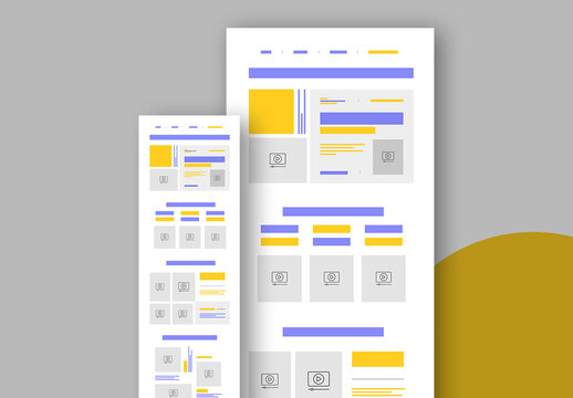 Wireframe Template Layout