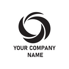 “Abstract circular business logo design template”