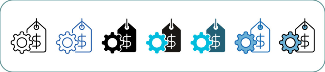 Price Icon Pack Multistyle Editable Stroke