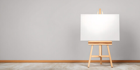 easel with canvas