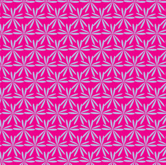 seamless pattern with blue flowers