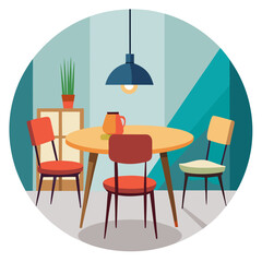 Fototapeta premium dining room interior