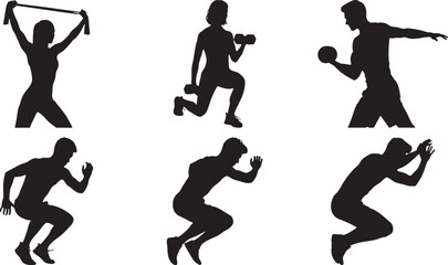 Fitness exercise workout training gym health sport wellness lifestyle activity body strength